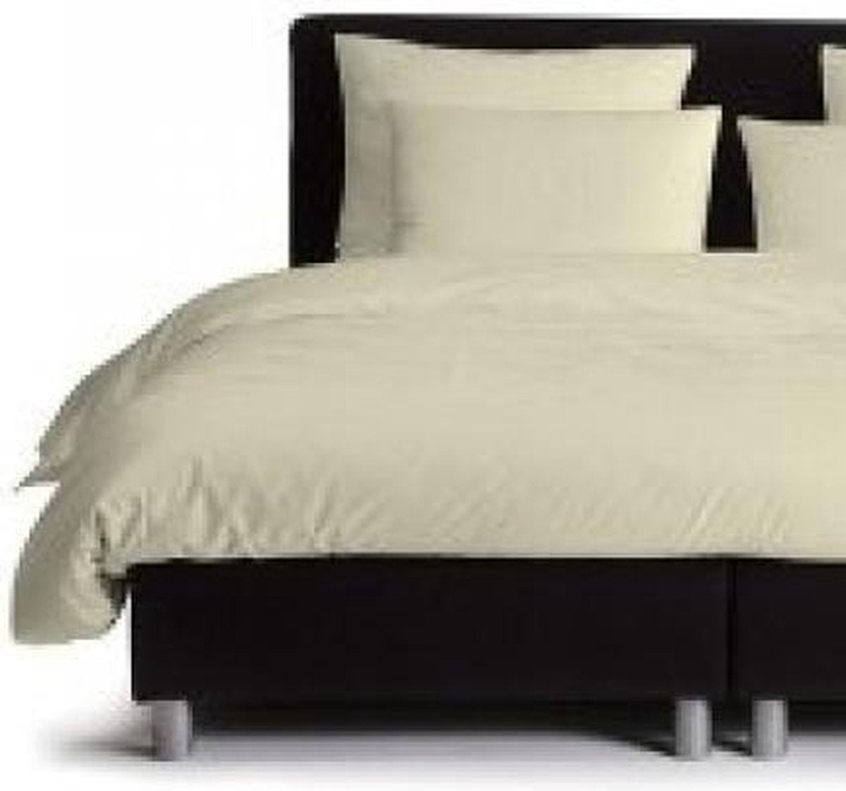 Dekbedovertrekset katoen 140 x 200/220 (04) ivory uni Damai