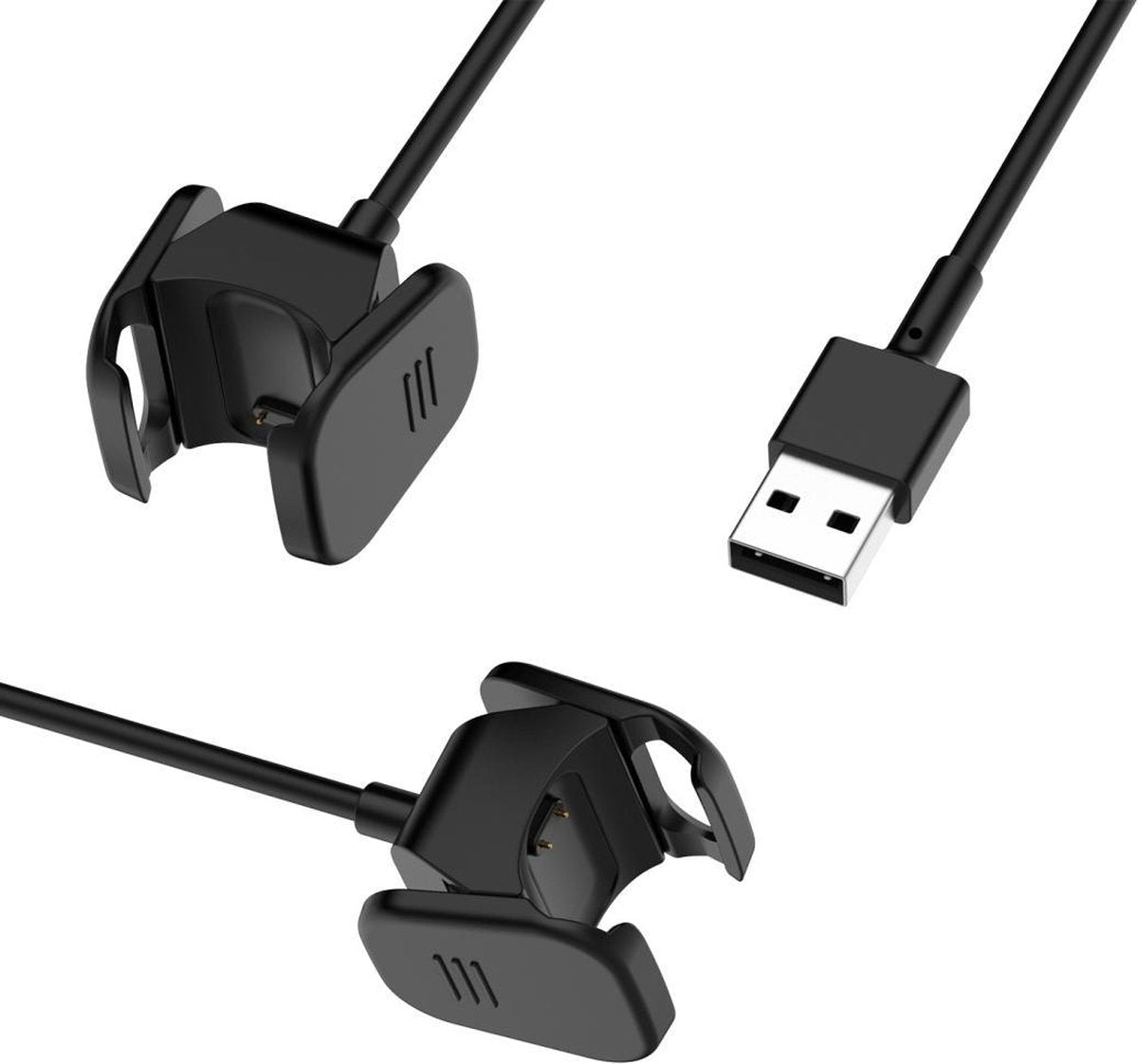 Fitbit Charge 3 Oplader Adapter Kabel | Zwart / Black|Premium Kwaliteit |1M|TrendParts