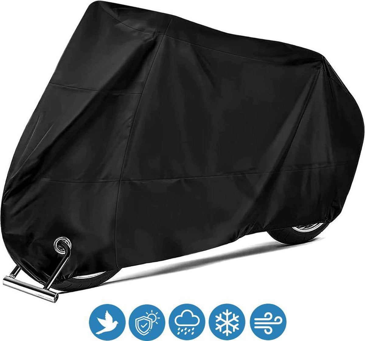 Achaté Scooterhoes / Motorhoes Universeel voor alle Scooters / Motors - Waterdicht - Geschikt voor Windscherm - Scooter Hoes - Motor Hoes - Incl. Opbergzak