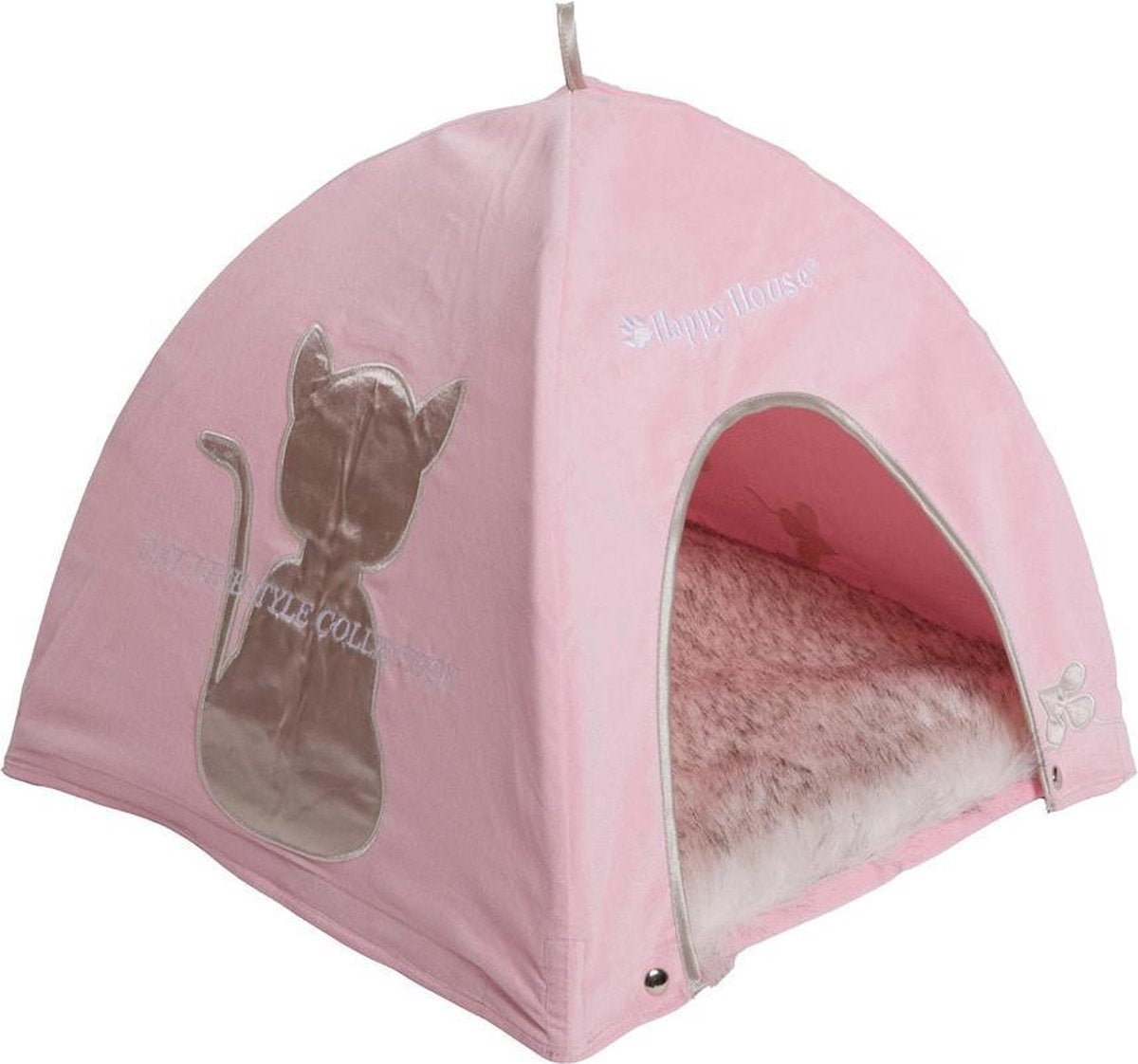 Happy-House Tent Cat Lifestyle Roze