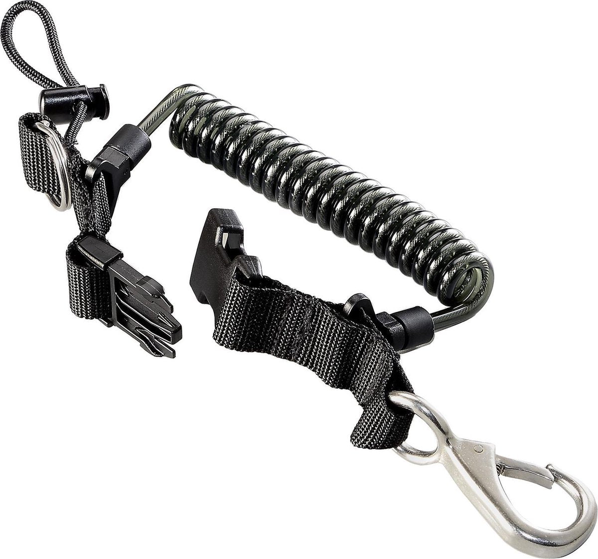 IST Spiraalkabel - RVS haak - 100cm