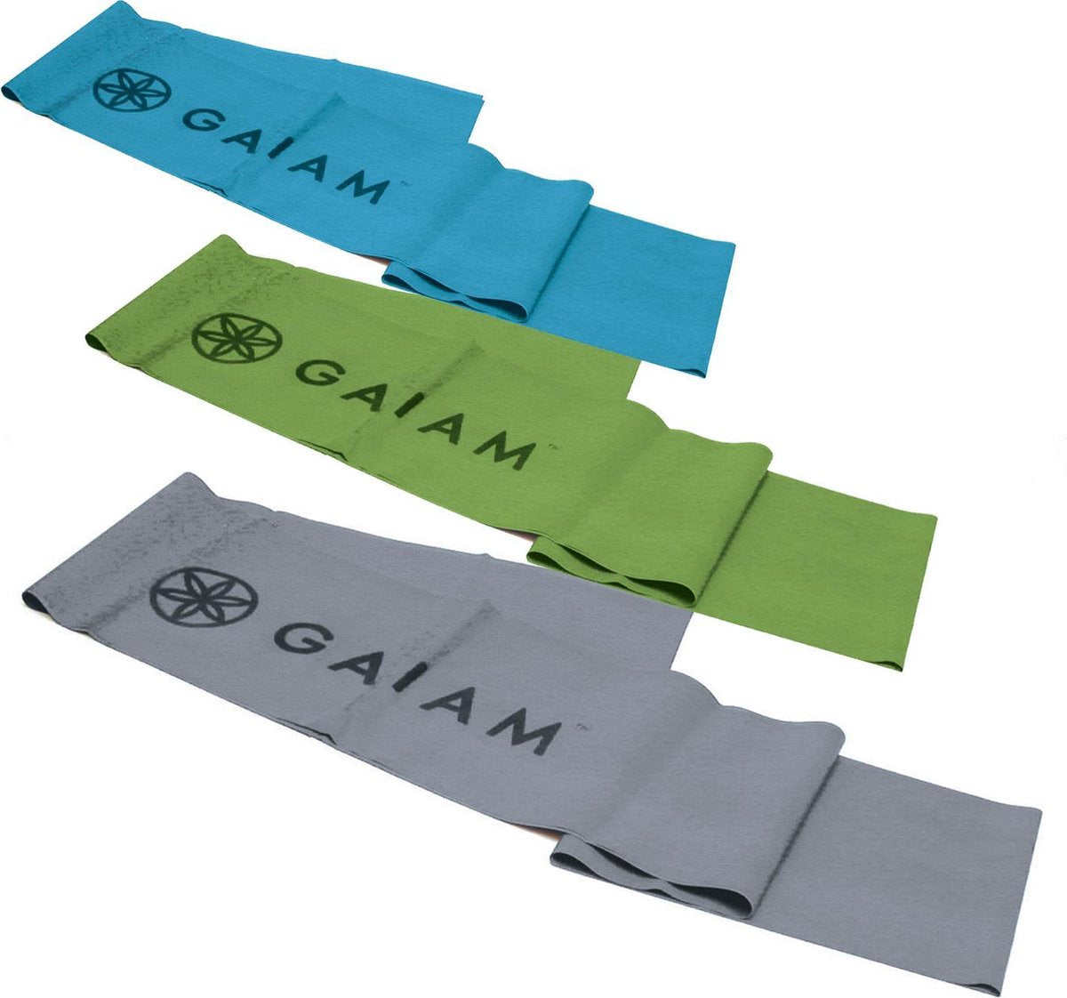 Gaiam - Restore Strength & Flexibiliteit - Yoga Kit - blauw - groen - grijs