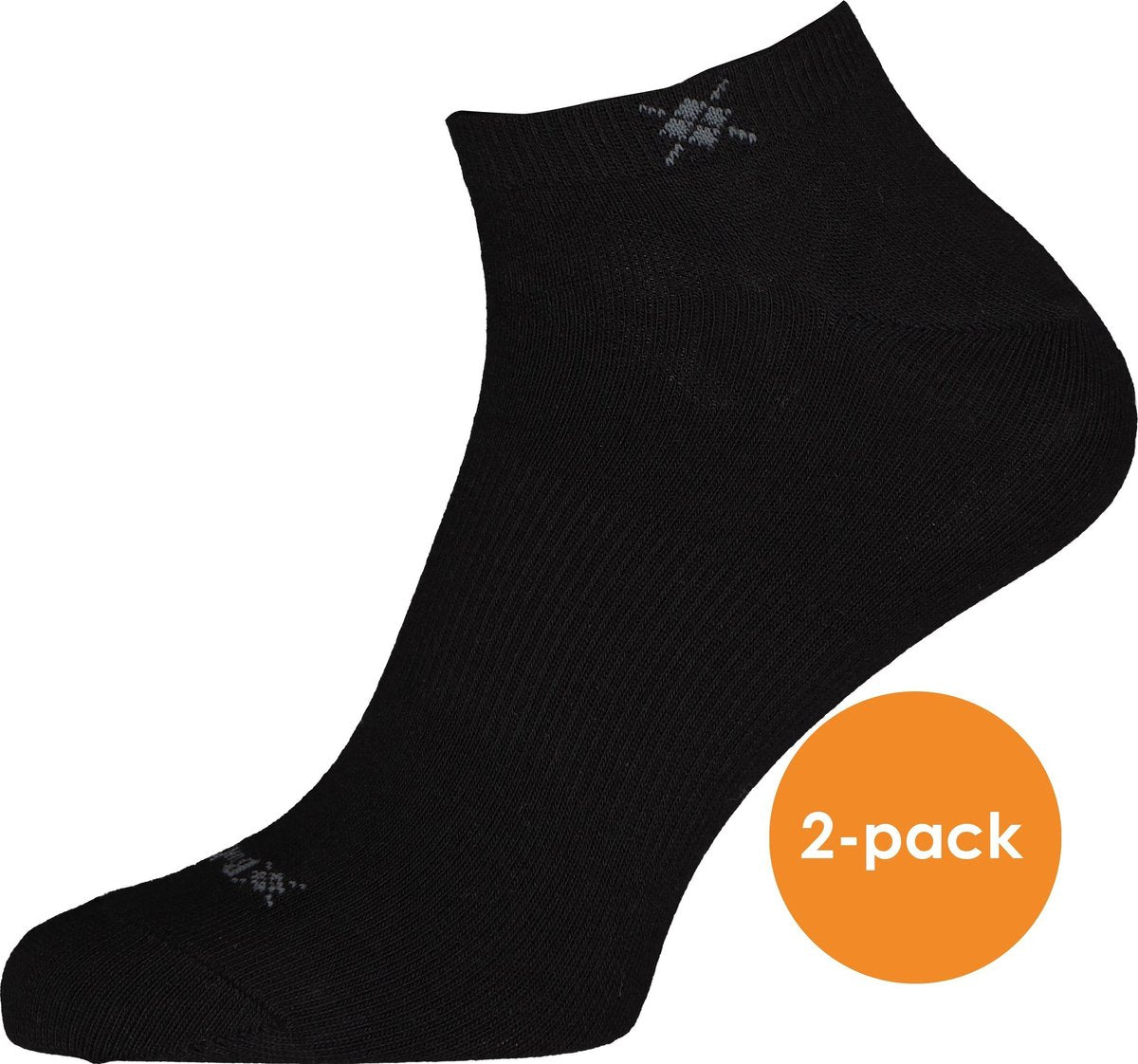 Burlington Everyday 2-pack Sneakersok Heren 21052 - Zwart 3000 black Heren - 40-46