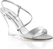 Fabulicious Sleehakken -37 Shoes- LOVELY-417 US 7 Zilverkleurig