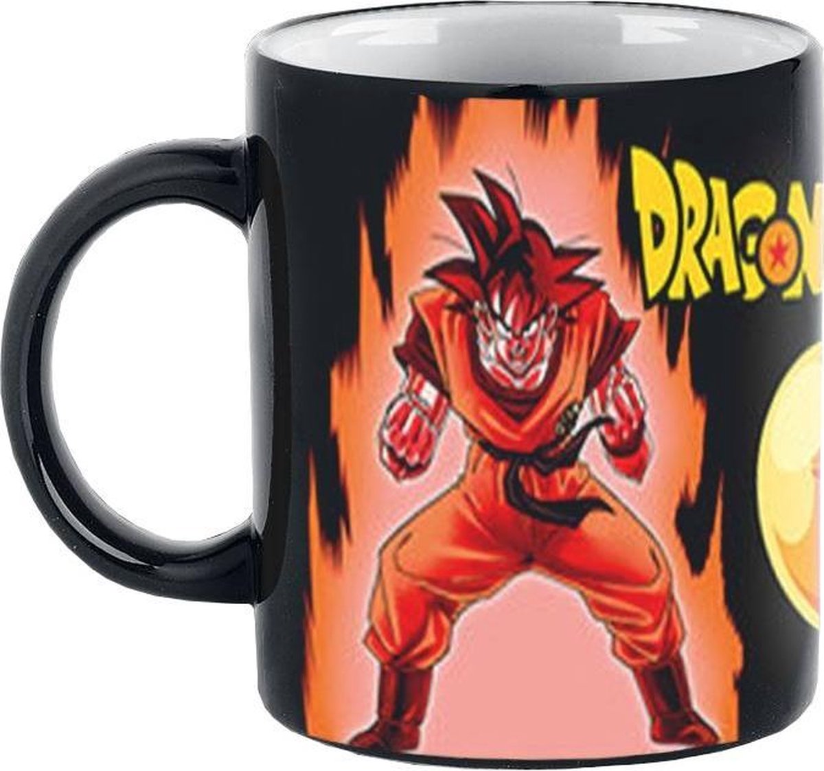 Gb Eye Warmtemok Dragonball Z Super Saiyan Zwart/oranje 300 Ml