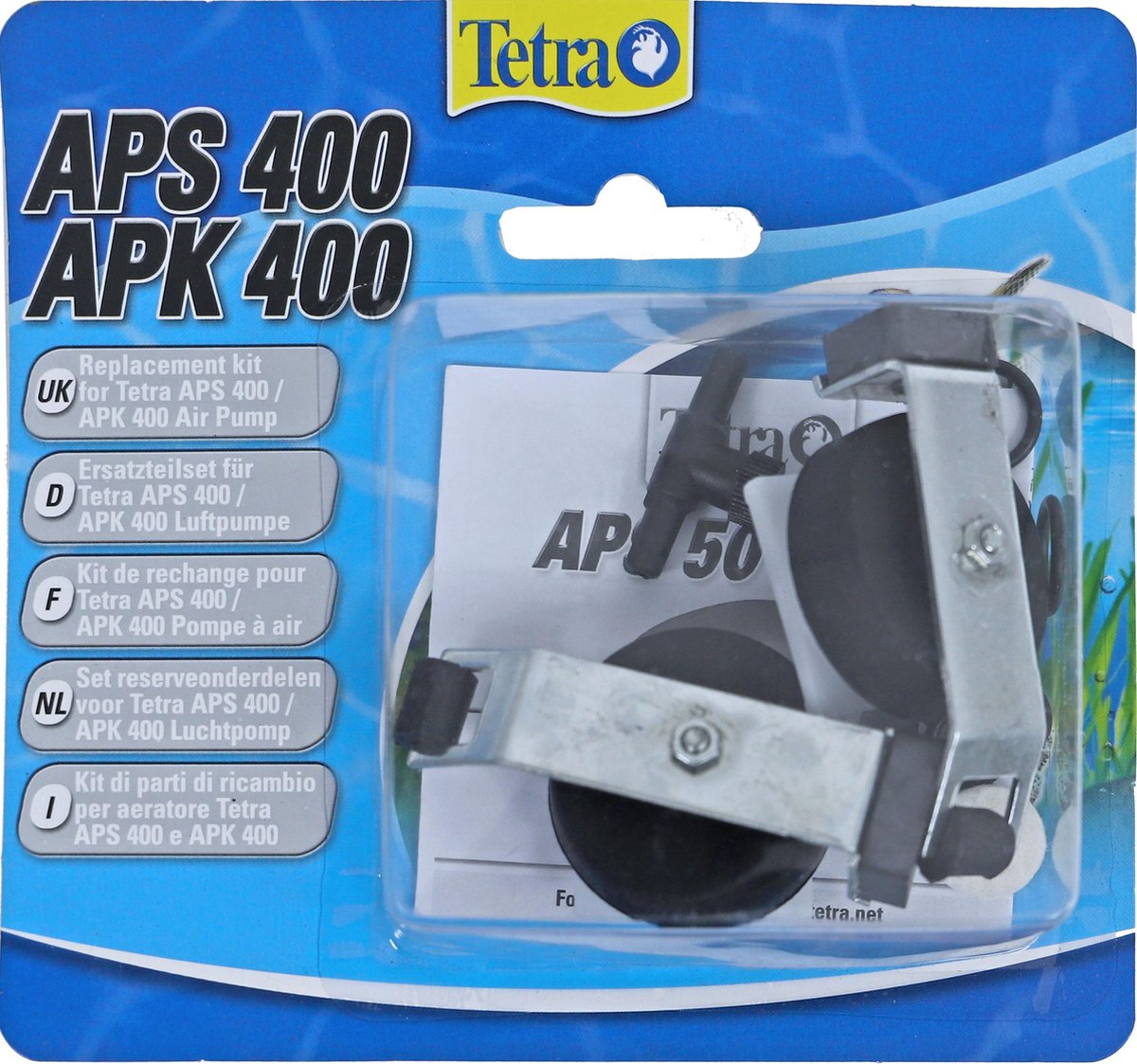 Tetra set onderdelen voor APS 400.