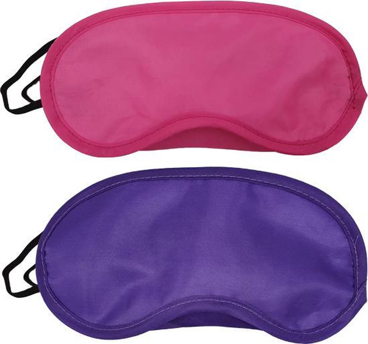 Slaapmaskers Paars & Roze - 2 Stuks - Thuis - Slaapmasker - Onderweg - Vliegtuig - Festival - Slaapcomfort - oDaani