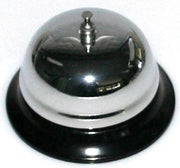 Verchroomde receptiebel / baliebel - 85mm