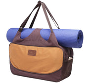 #DoYourYoga - Grote yogatas - »Vimalaa« - yogabag voor extra lange & brede matten - 52 x 27 x 17 cm. - Perzik