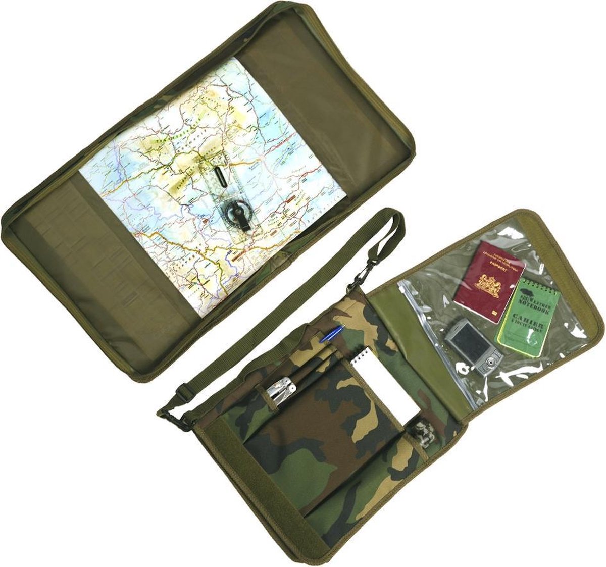 101 Inc Kaartmap Recon camouflage Woodland