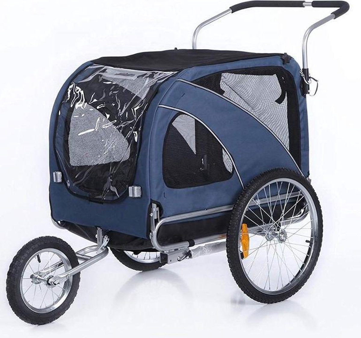 Top Travel Hondenfietskar - Fietskar +Gratis  JOGGER functie- Large - Blauw