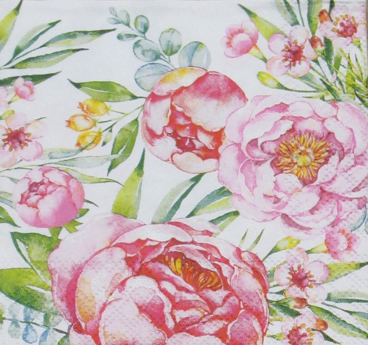 Servetten Peony 25 x 25 cm