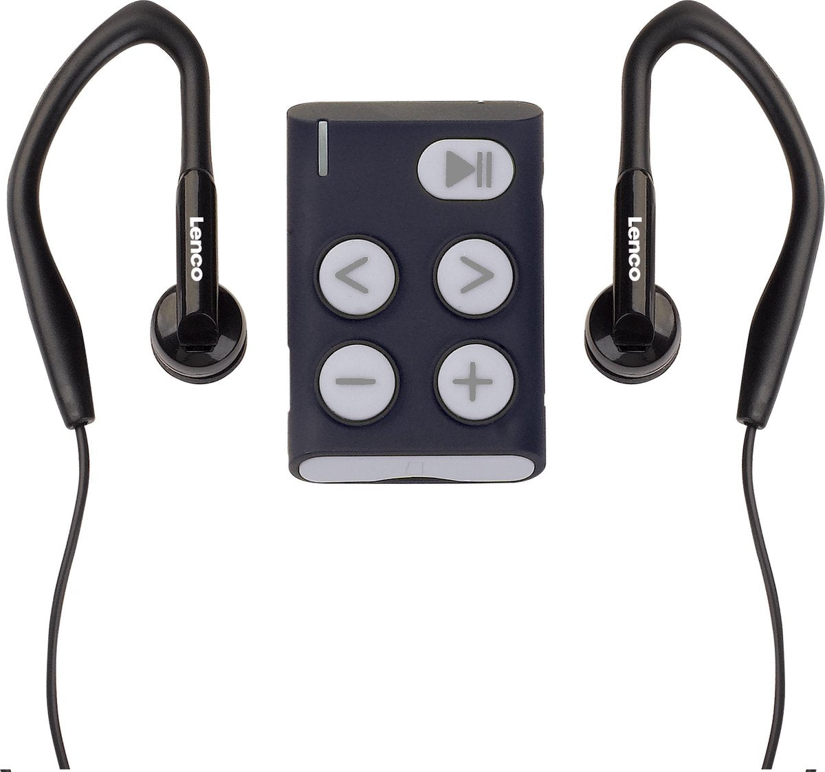 Lenco Xemio-154GY - Sport MP3-Speler Incl. sport oordopjes 4GB Micro SD-card - Grijs