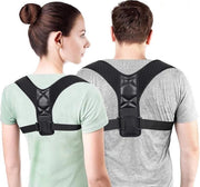 HMerch™ Houdingscorrector  - Zwart - Rugbrace - Houdings Corrector – Houding Correctie Brace - Verstelbare Rug Brace - Shoulderbrace - Unisex - Maat M