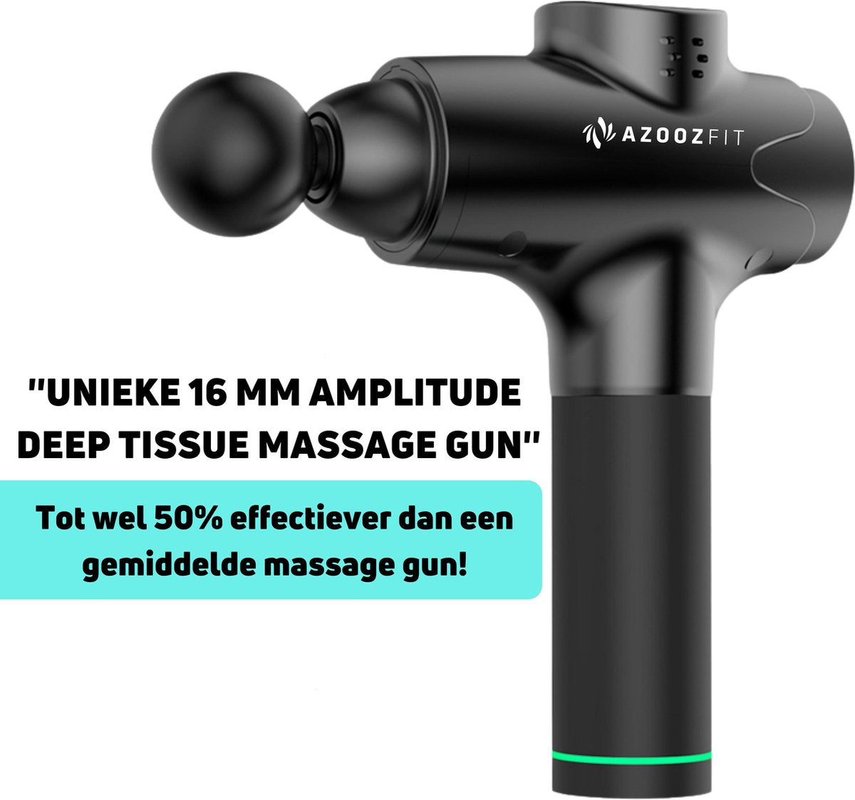 Massage Gun AZOOZ FIT® PRO+ Professioneel Apparaat voor Sport - Massage Pistool tegen Spierpijn - Muscle Gun - Lange accuduur