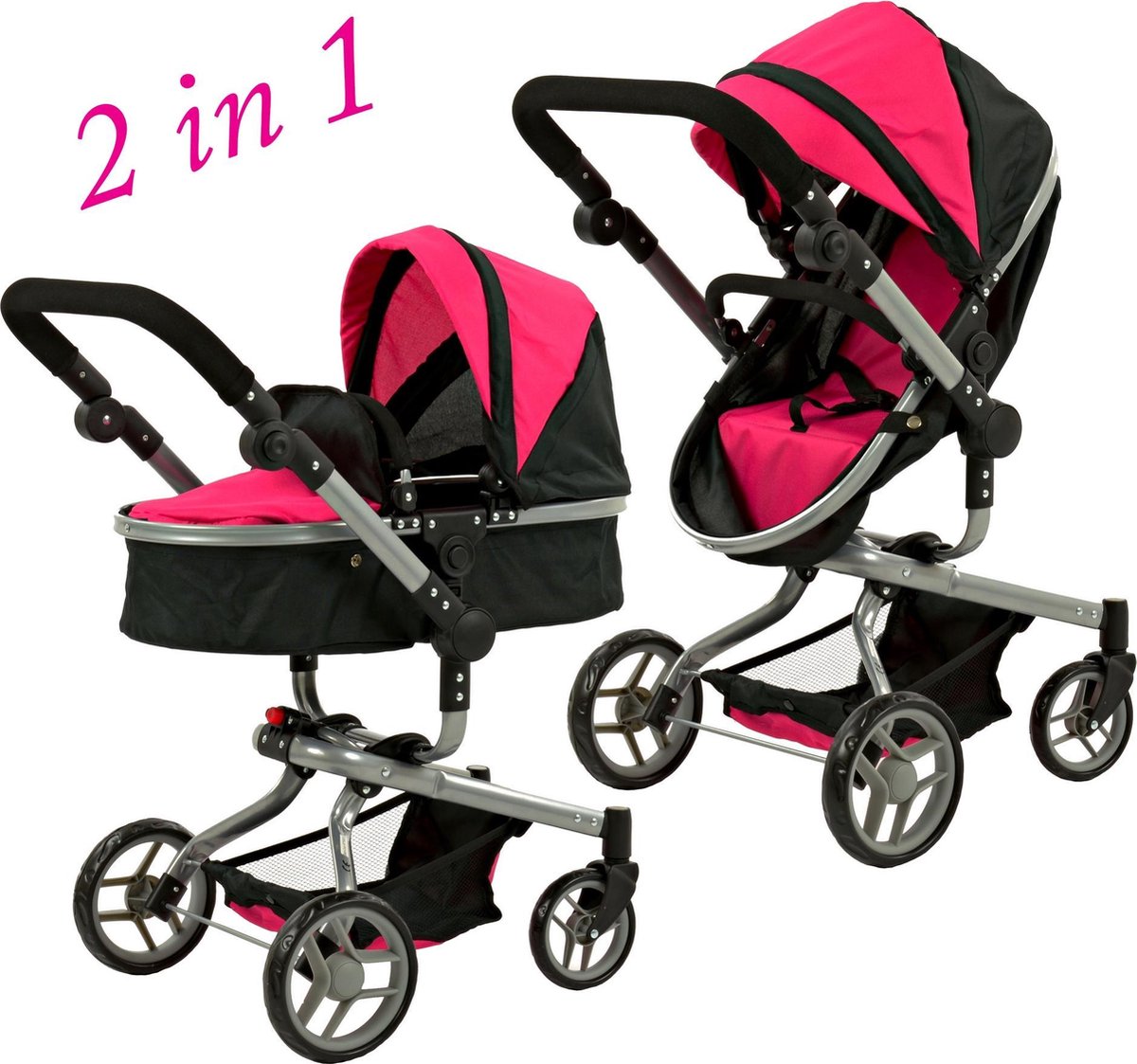 Poppenwagen Venetië 2 in 1