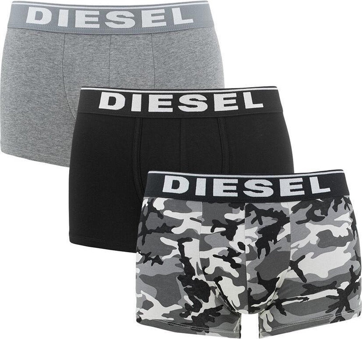 Diesel damien 3P camo grijs & zwart - L