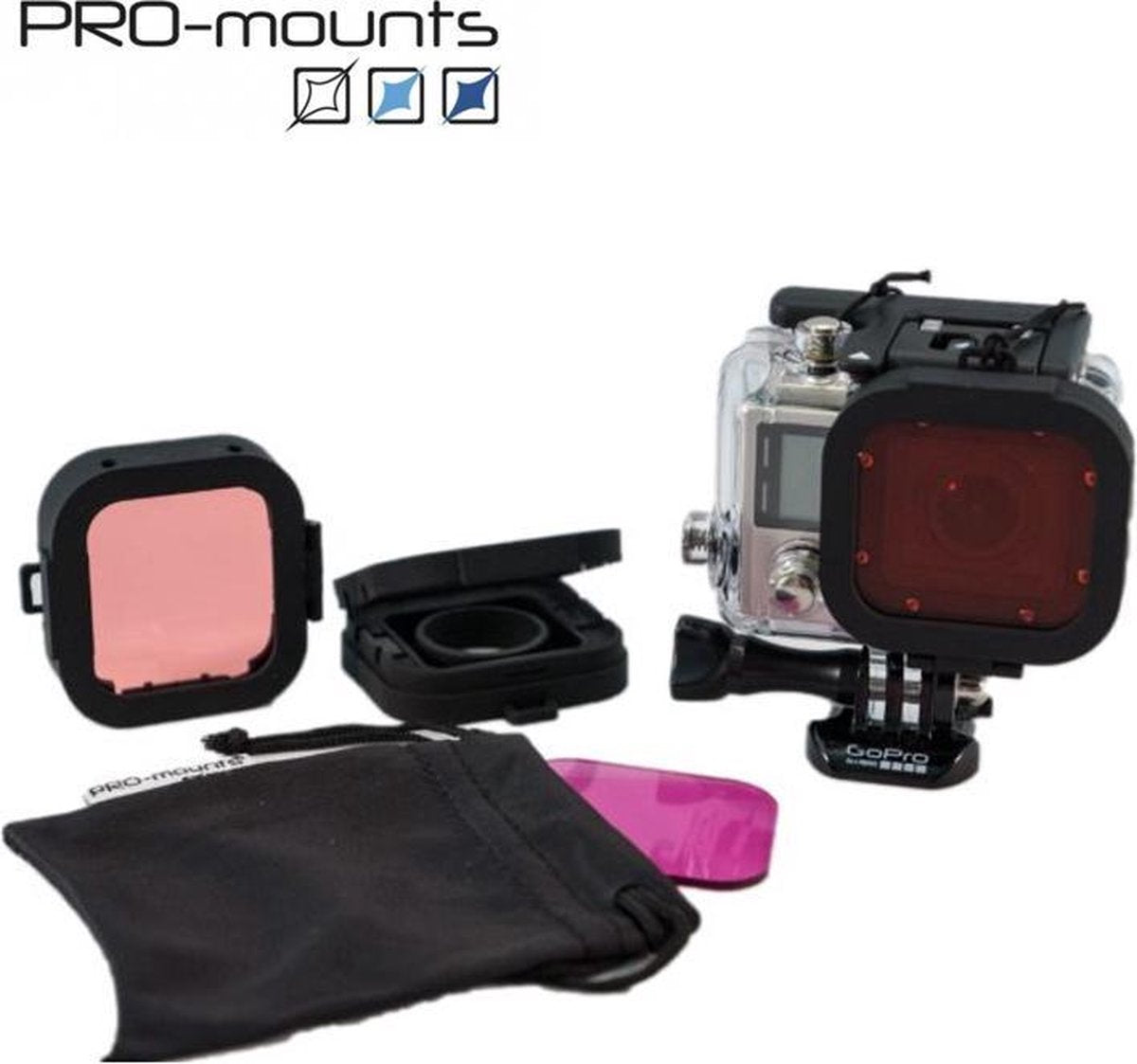 PRO-mounts Scuba Filter Kit voor alle Hero