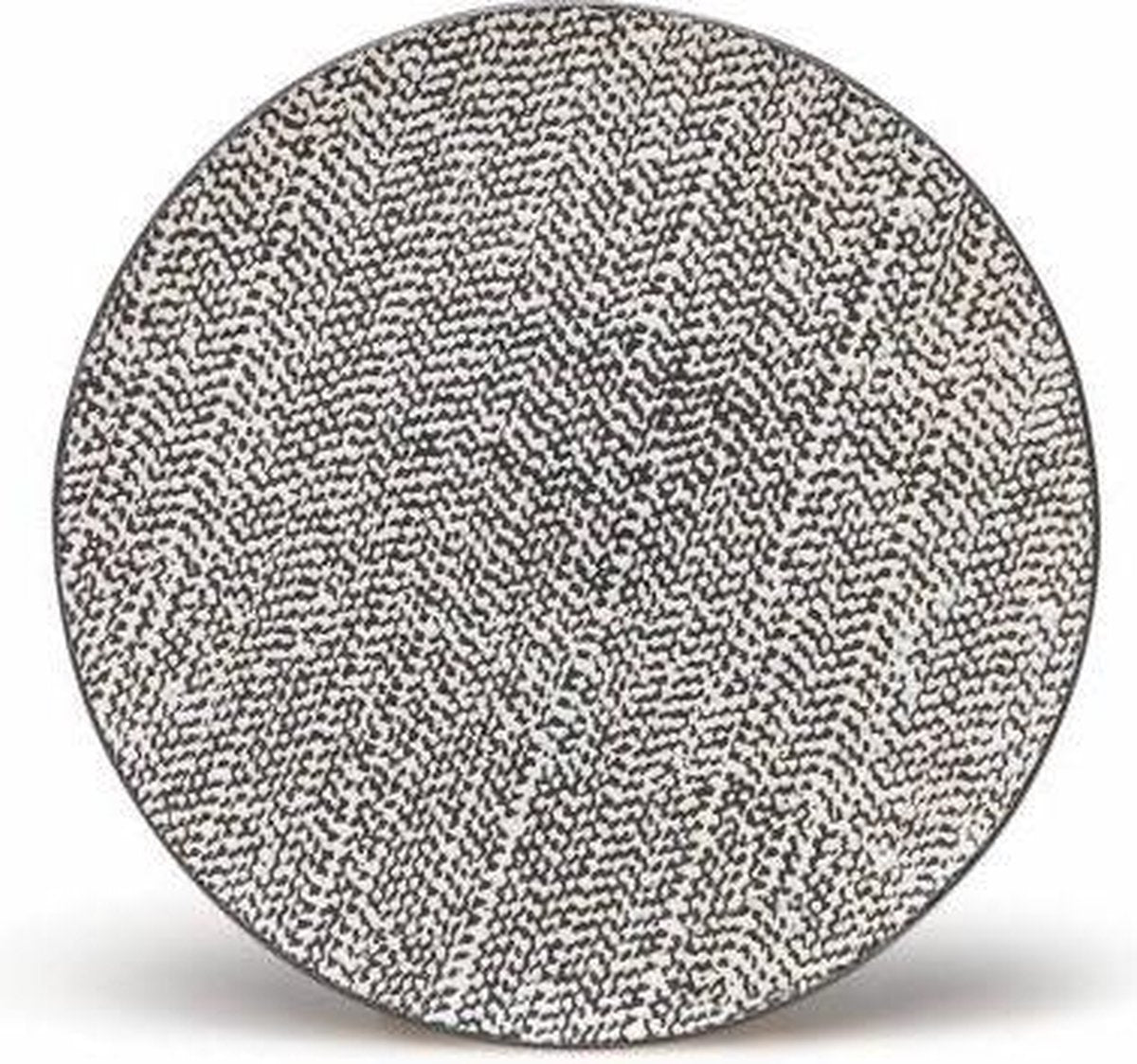 Salt&Pepper Raww Black plat Bord - 20 cm - 4 stuks