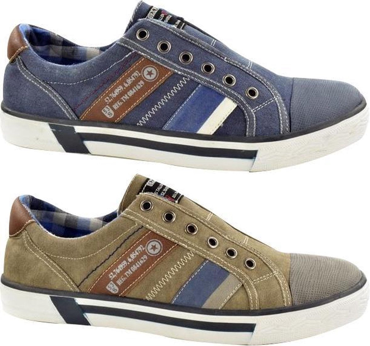 Vrijetijdsschoen heren beige maat 44