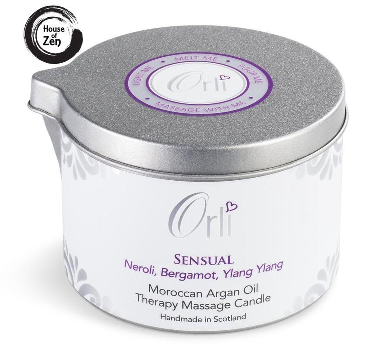 GROOT Vegan Massageolie massagekaars Sensual - 100% Biologisch en Dierproefvrij