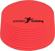 Precision Veldmarkering Rond 21 Cm Rubber Rood 10 Stuks