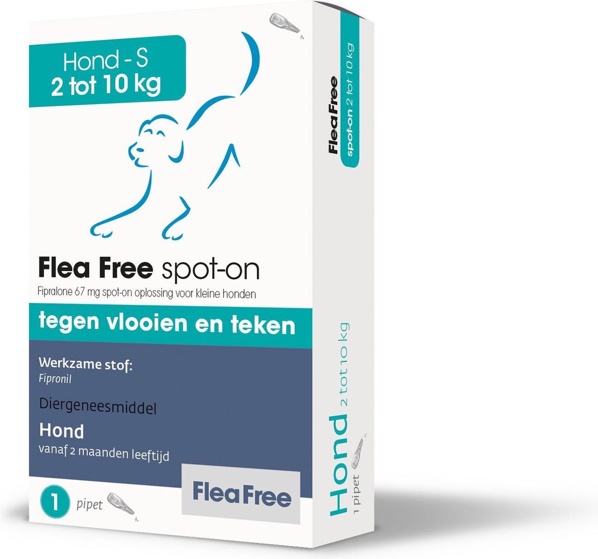 FLEA FREE SPOT ON HOND 2-10 KG - 1 PIPET