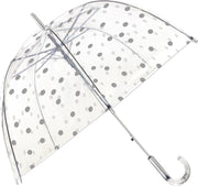 Smati Pois Argentés Paraplu - Transparant - Stormbestendig - Zilver - Ø85cm