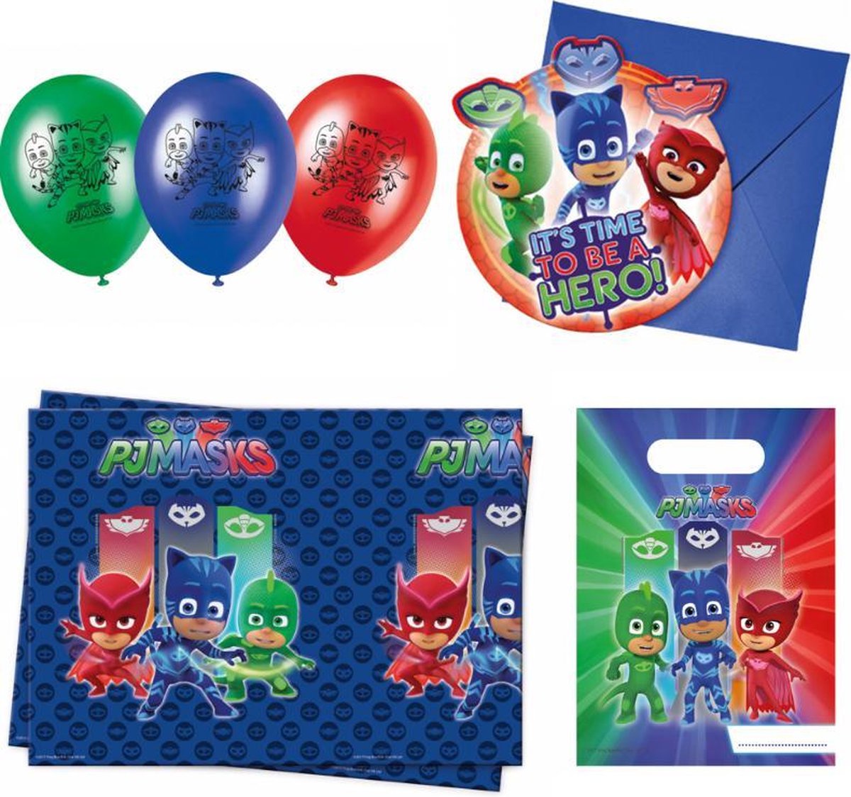 PJ Masks verjaardag versiering pakket small