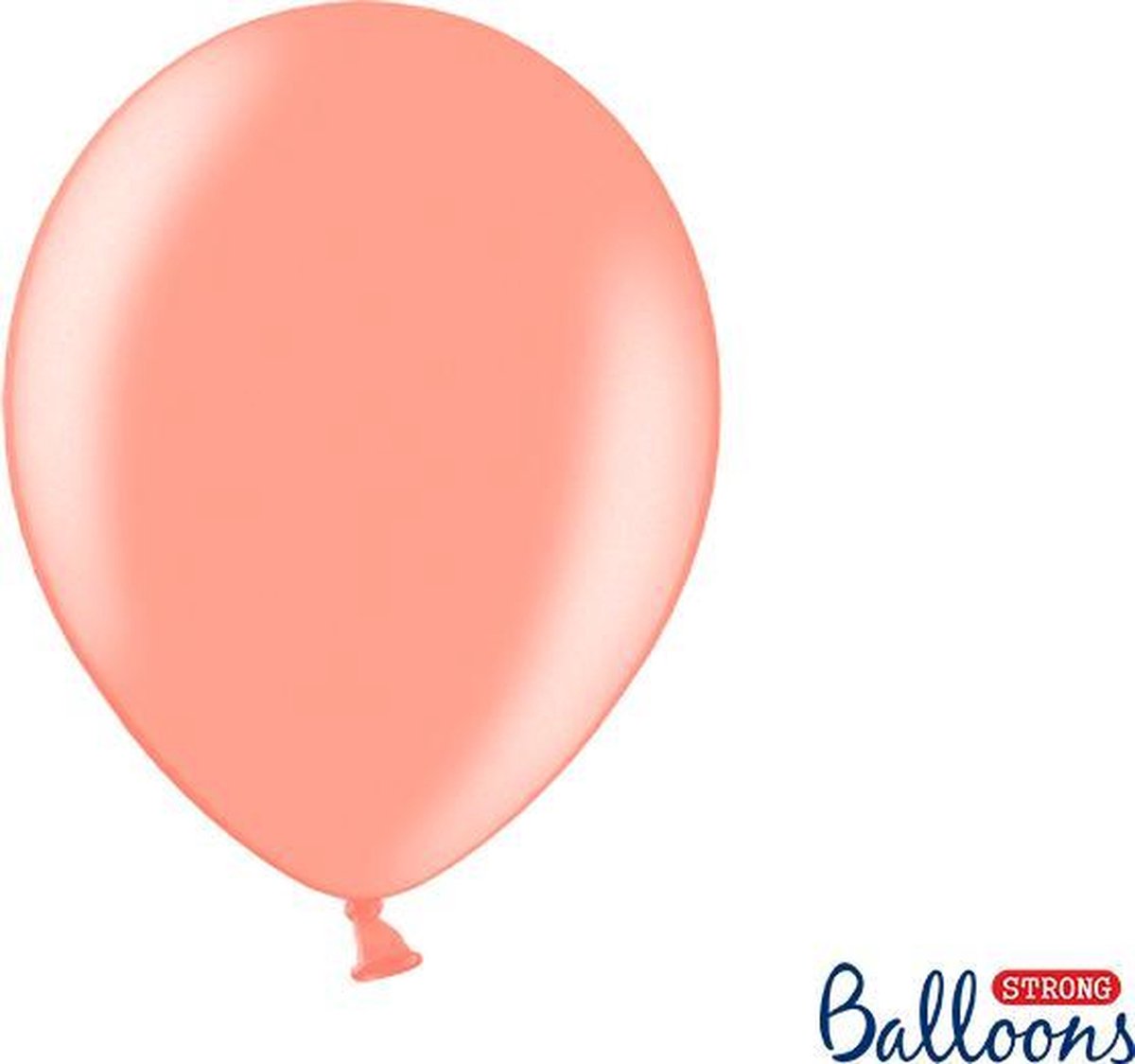 Ballonnen rose goud metallic 8 stuks - 30 cm