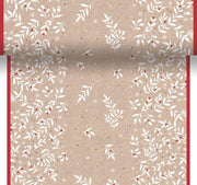 Duni Tafelloper Xmas Berries 480 Cm Papier Beige