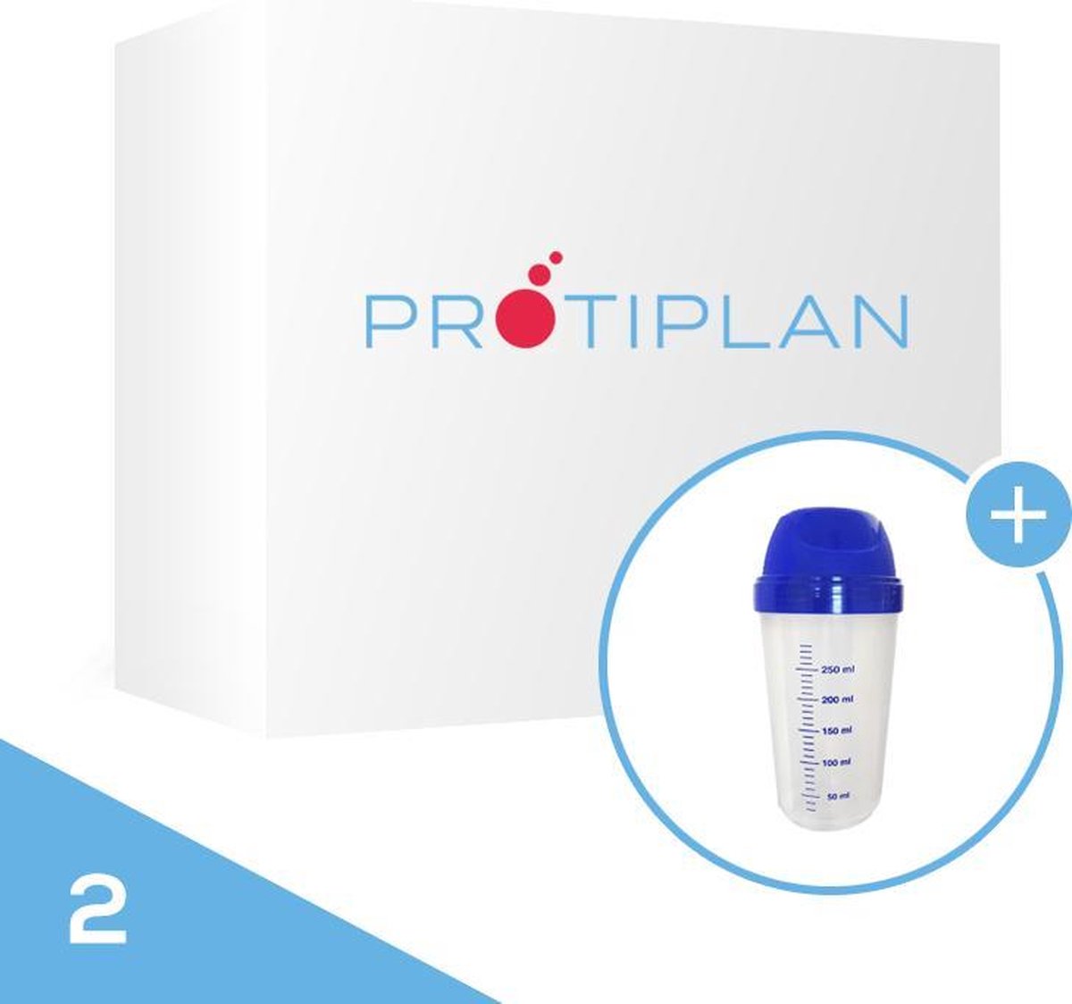 Protiplan | Proteïnedieet Startersbox Mooi Resultaat | Week 2 | 42 eetmomenten + Shakebeker! (Geschikt voor vegetariërs)  | Snel afvallen zonder poespas!