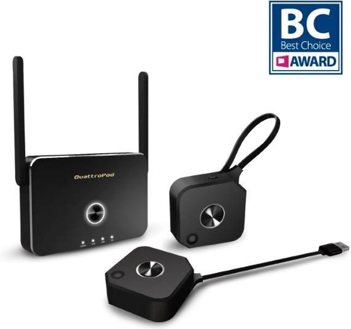 EZCast Pro Quattropod mini Pack 2x Zender 1x Ontvanger - (2x T02