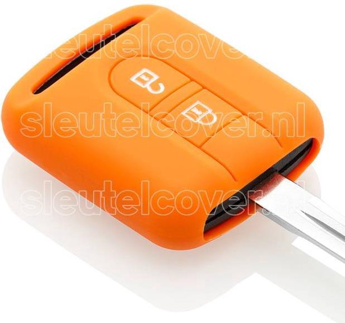 Nissan SleutelCover - Oranje / Silicone sleutelhoesje / beschermhoesje autosleutel