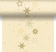 Duni Tafelloper Star Stories 480 Cm Papier Crème