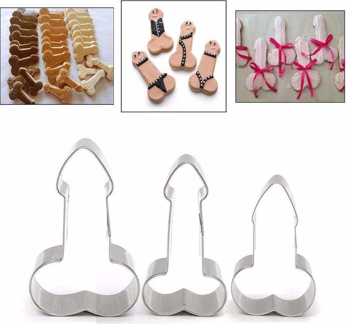 Winkrs | Piemel bakvorm voor koekjes - Mal in de vorm van penis