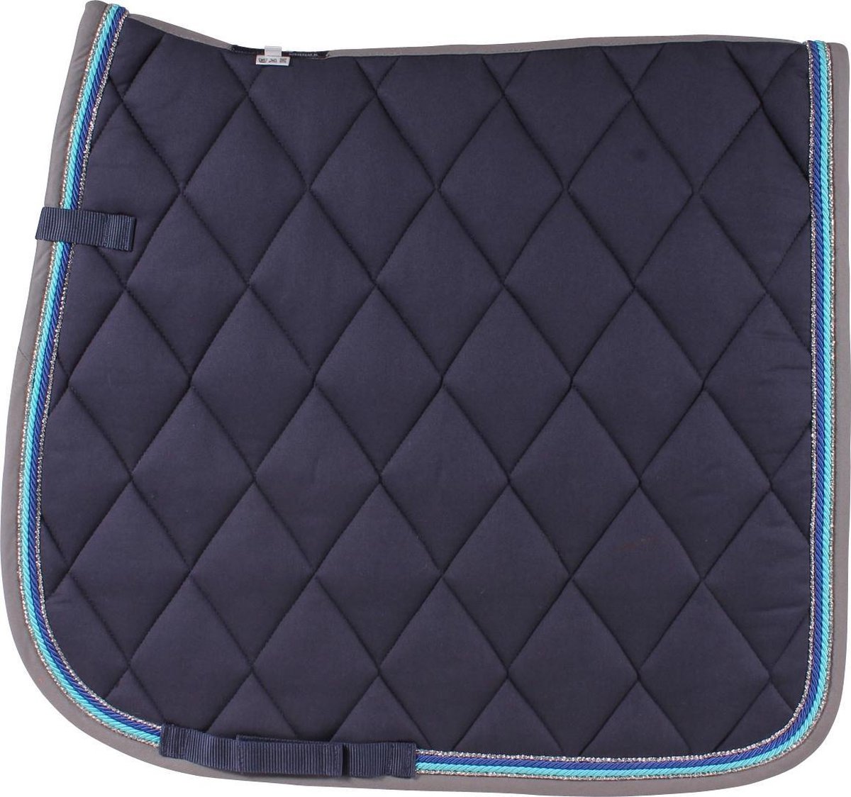 Horsegear Zadeldek  Deluxe - Dark Blue-grey - veelzijdigheid Full