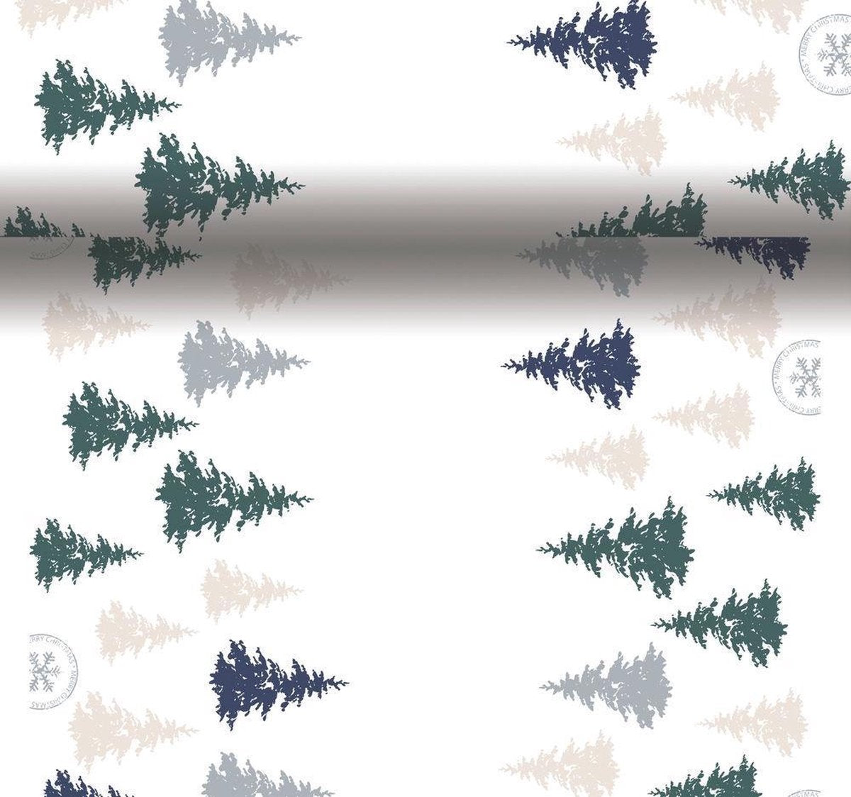 Duni Tafelloper Trees 480 Cm Papier Wit