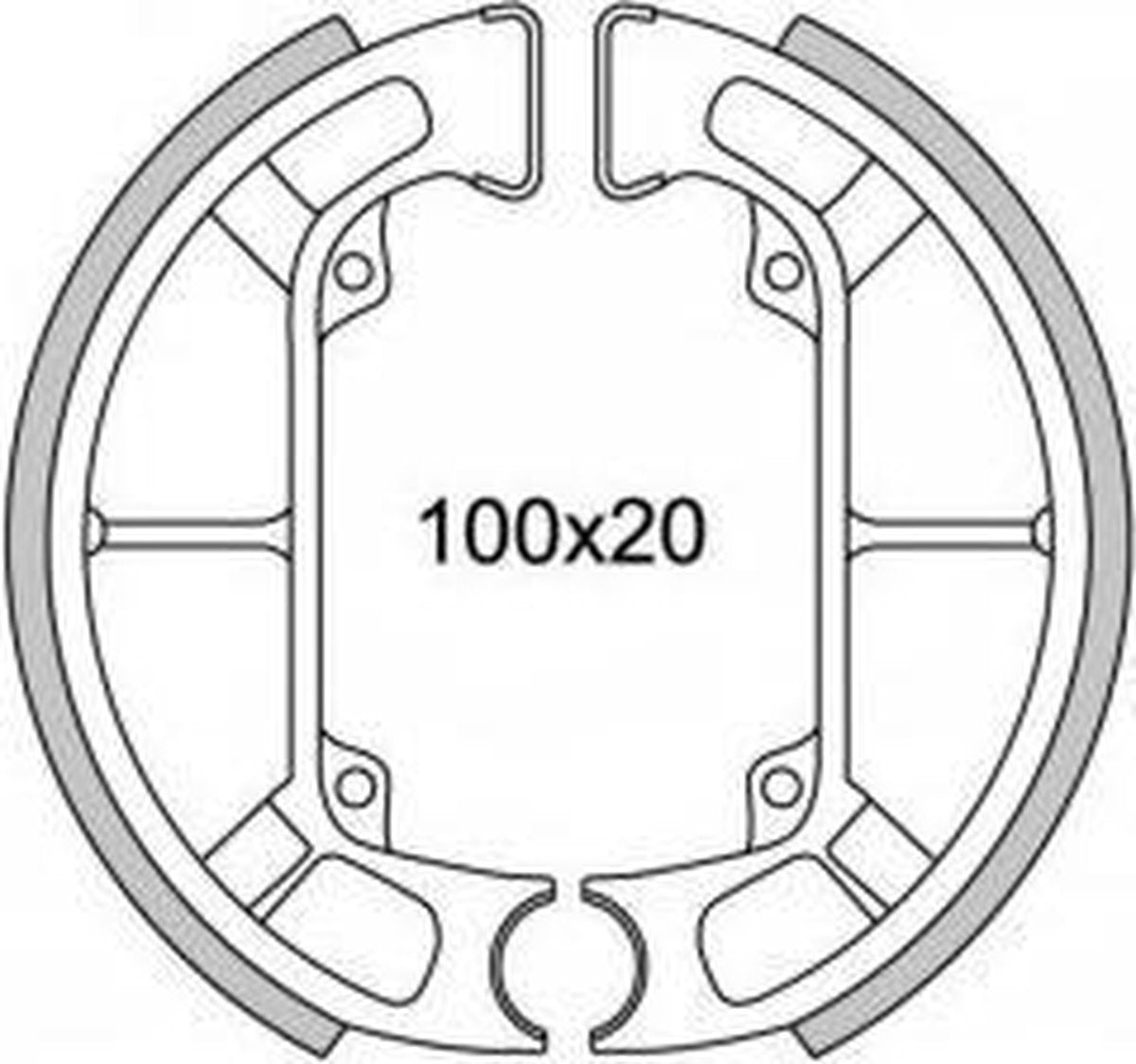 Remsegment newfren 252 typhoon/zip/sfera