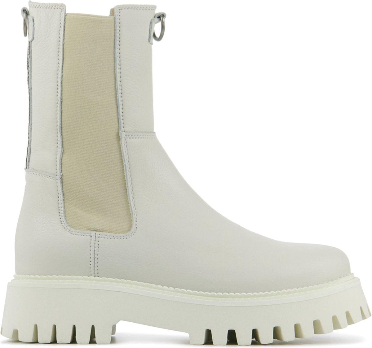 Bronx Vrouwen Leer  Chelsea boots / Laarzen / Damesschoenen 47268 - Wit - maat 39