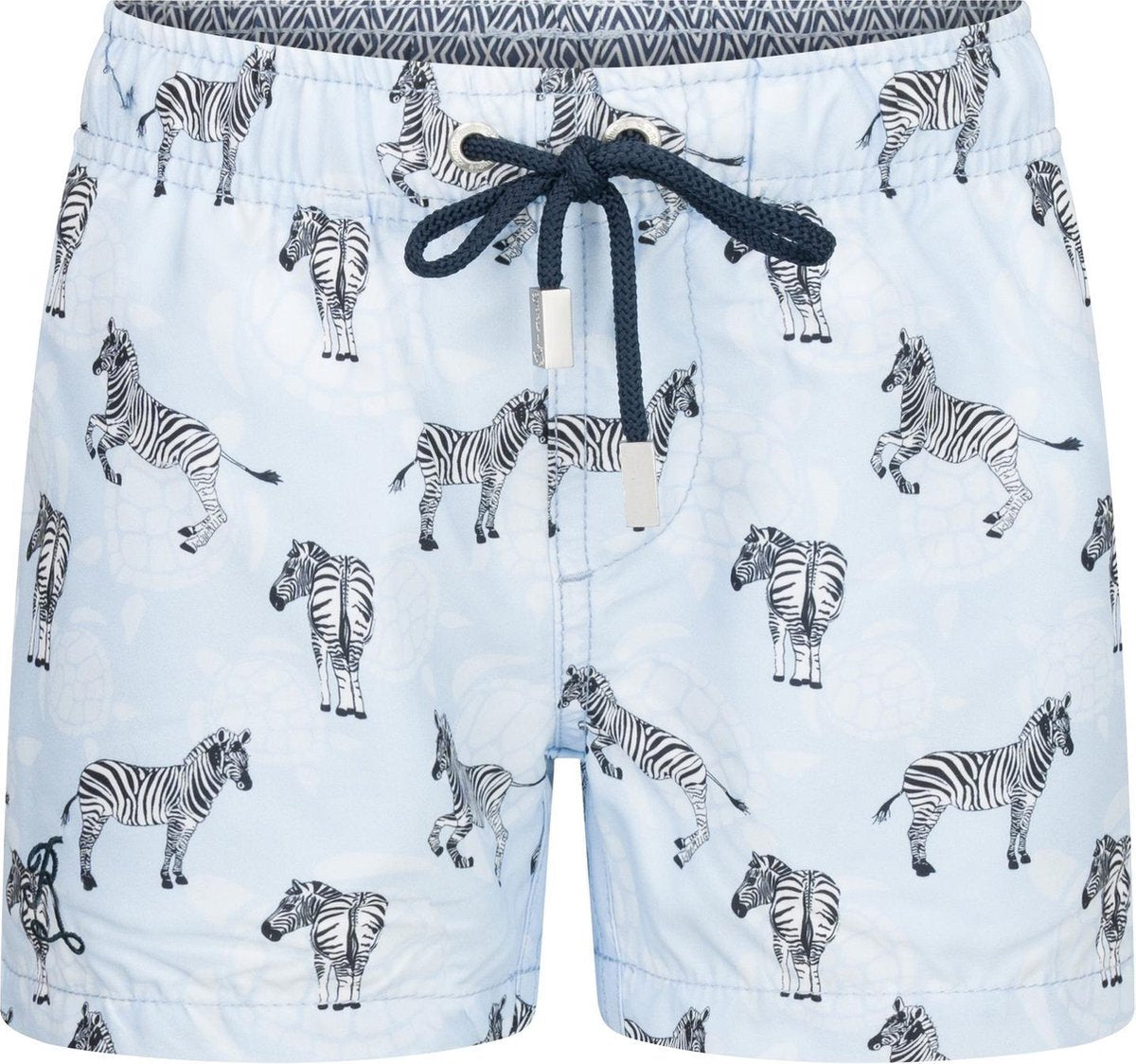 Ramatuelle Zwembroek Jongens - Zebra  - Maat 128 - Kleur  Licht blauw / Celeste