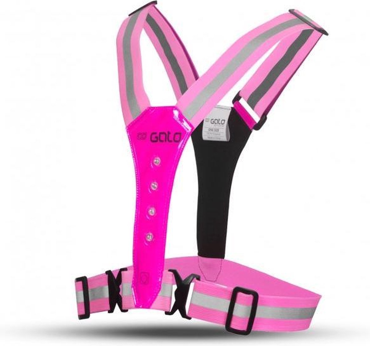 Gato Safer Sport LED Vest USB - roze - maat One size