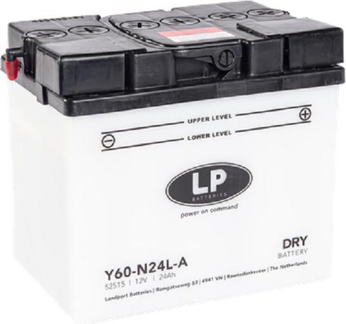 Landport Dry Motor & Scooter accu Y60-N24L-A | 12V / 24AH / 260CCA |