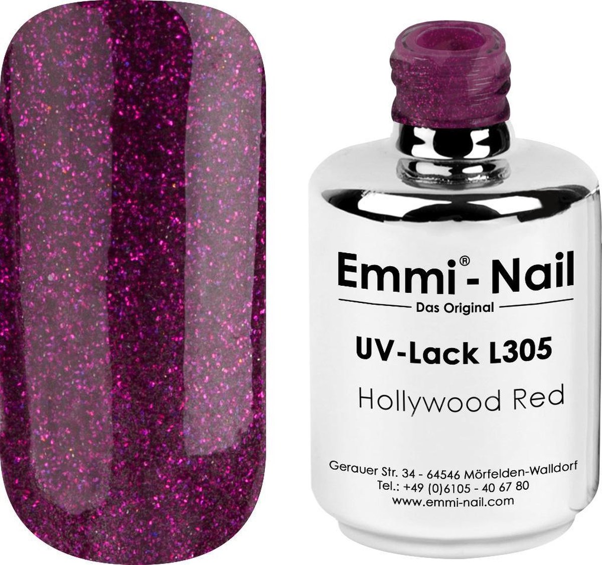 Emmi Shellac-UV Gellak Hollywood Red L305