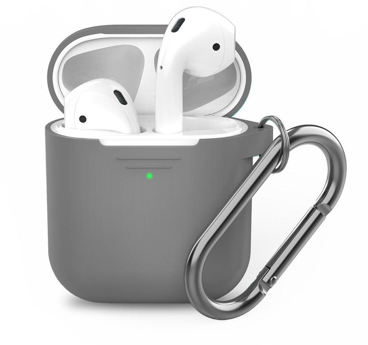 KeyBudz Podskinz Keychain cover voor Airpods oplaadcase - Earl Grey