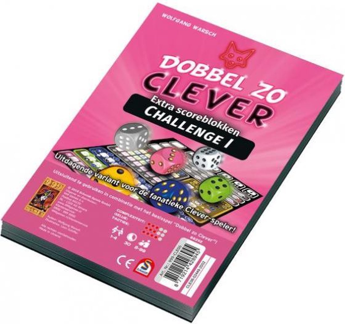 Dobbel zo Clever Challenge Scoreblok - Uitbreiding - Dobbelspel