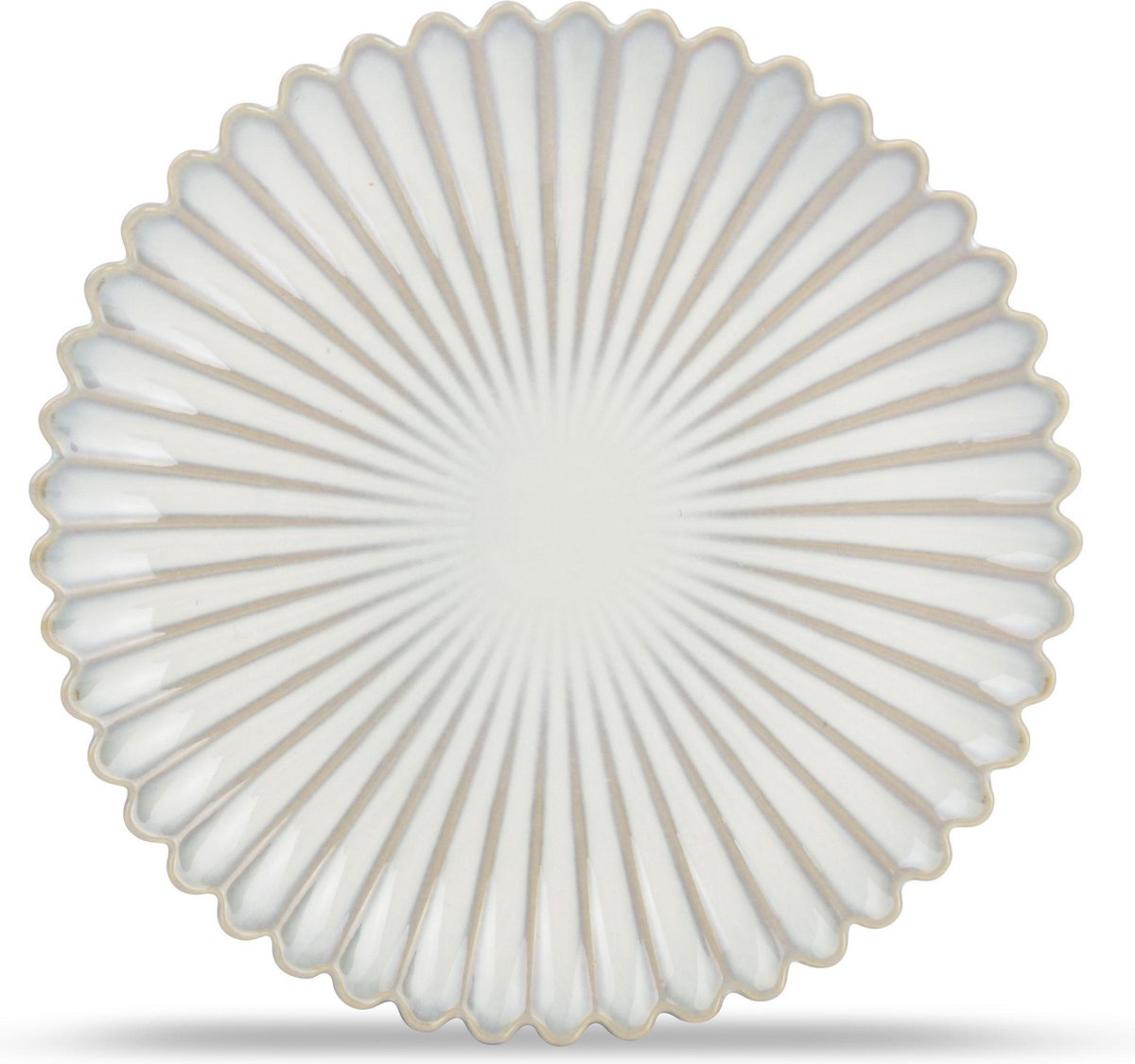 Salt&Pepper Plat bord 20cm nuance white Lotus set/4