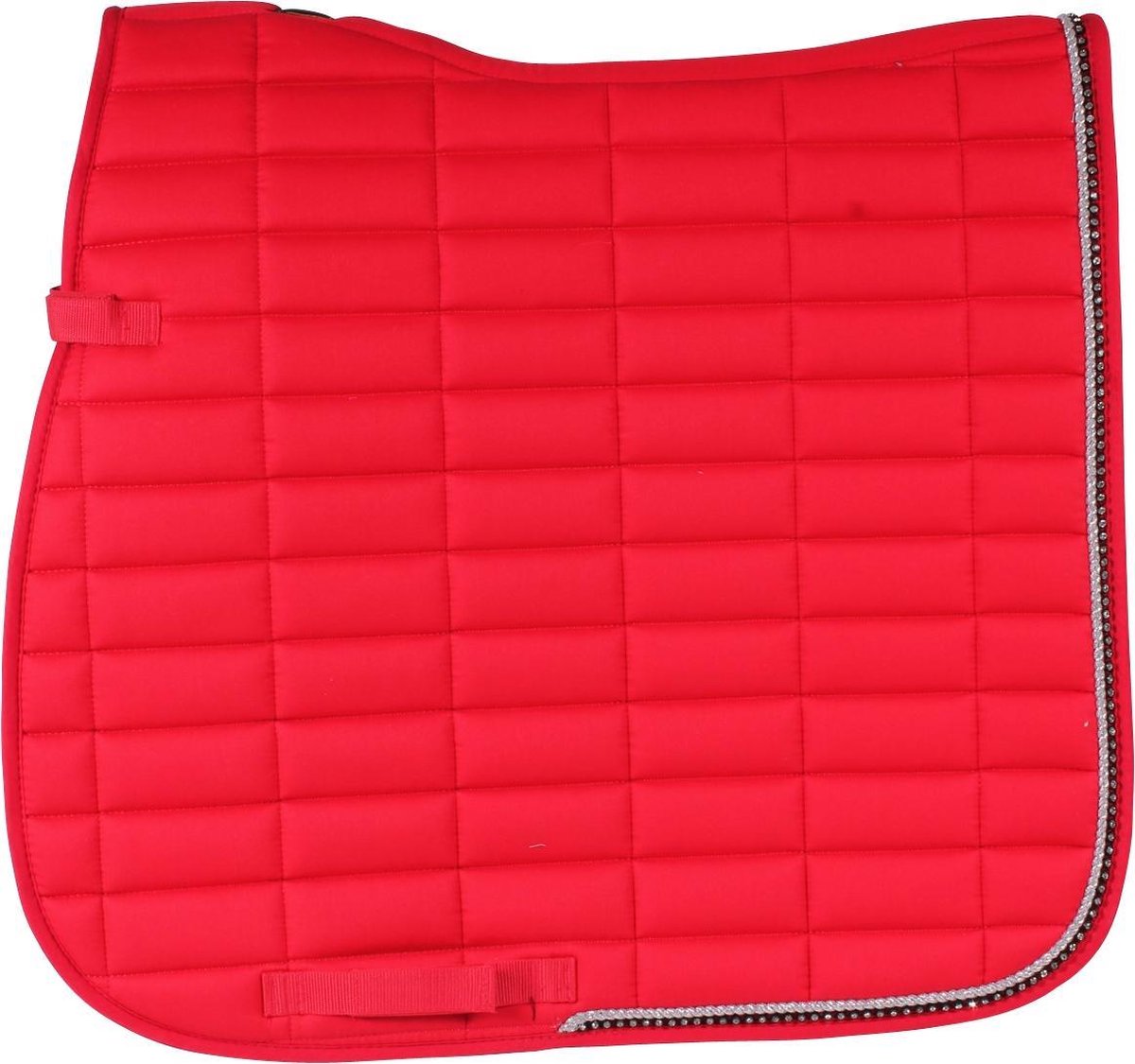BR Zadeldek Glamour Chic Dressage - Rood - Full