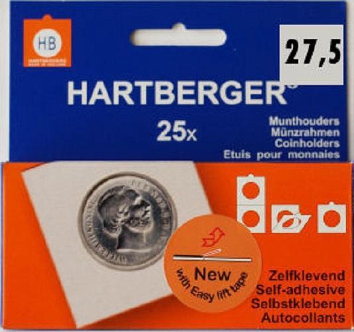 Hartberger Munthouders zelfklevend 27