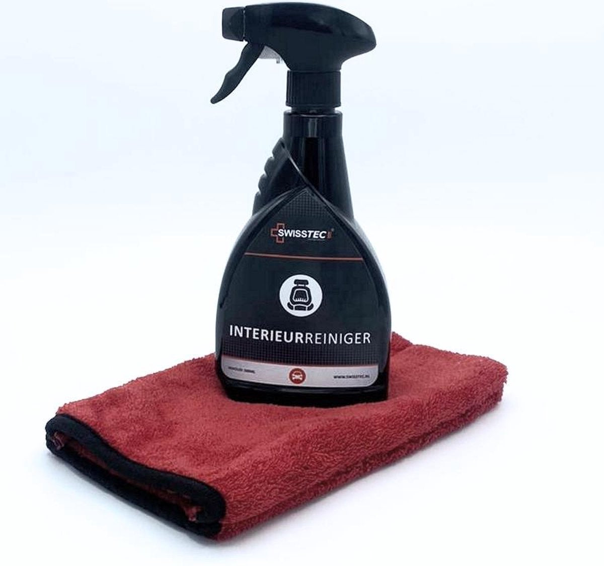 SwissTec-Interieurreiniger-inhoud: 500 ml - nu samen met handige microfiber handschoen- Top kwaliteit uit Nederland.
